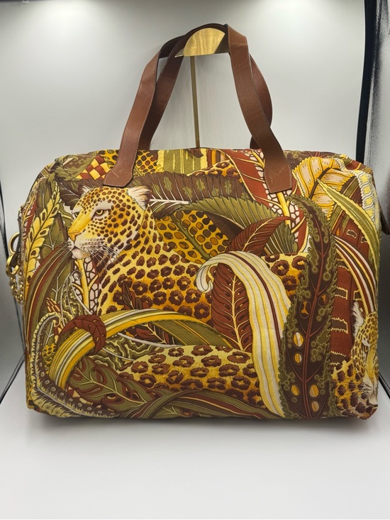Salvatore Ferragamo Handbags - Salvatore Ferragamo Jungle Print / Leopard Print Travel Bag